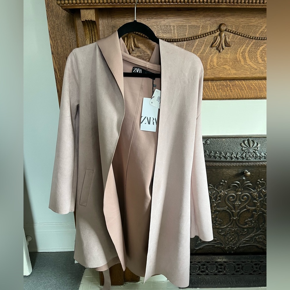 Zara faux suede jacket